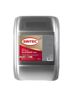 Масло моторное Sintec Platinum 7000 5W-40 A3/B4 20 л синт. Sintec 198451907 купить за 7 595 ₽ в интернет-магазине Wildberries