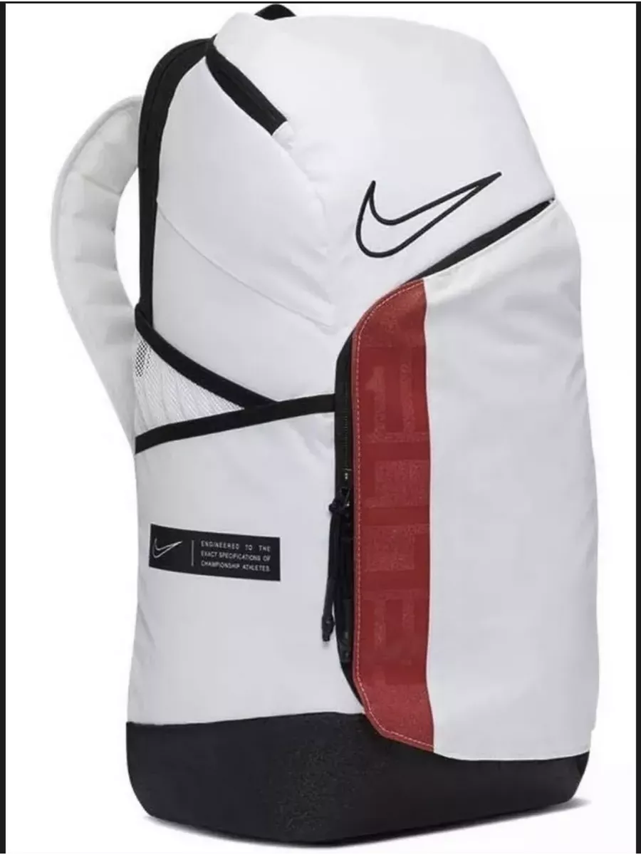 Nike elite backpack white best sale