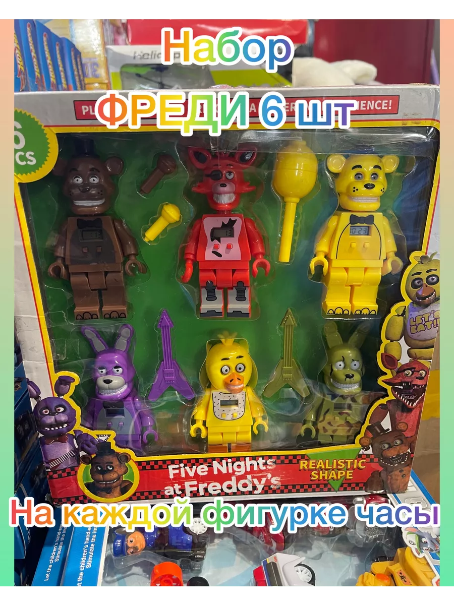 Аниматроники игрушки фигурки набор пять ночей с Фредди Fnaf Ух-ты 198452804  купить за 1 093 ₽ в интернет-магазине Wildberries