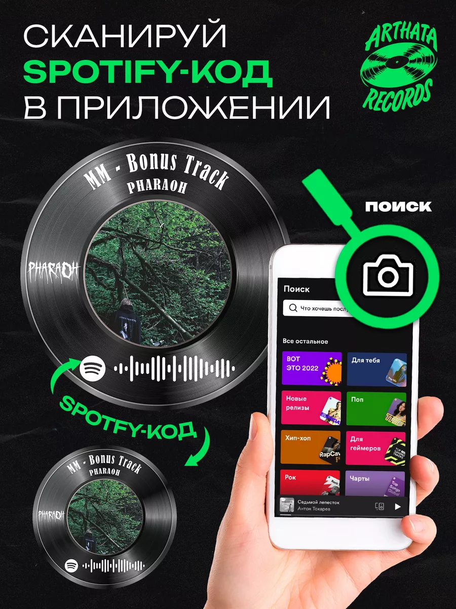 Постер PHARAOH, брелок spotify PHARAOH - ММ - Bonus Track Arthata-Records  198502337 купить за 581 ₽ в интернет-магазине Wildberries