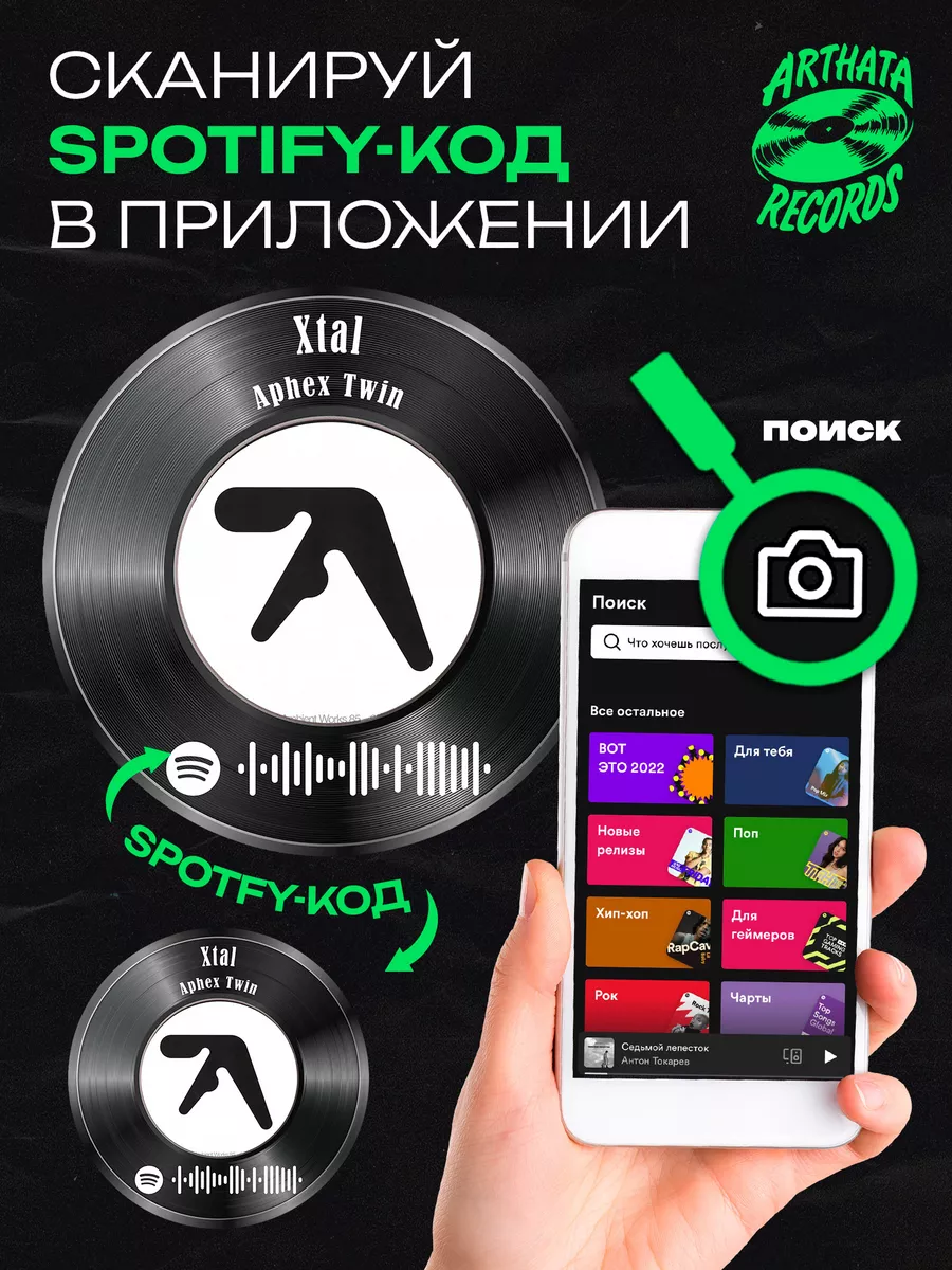 Постер Aphex Twin, брелоки спотифай Aphex Twin - Xtal Arthata-Records  198502356 купить за 586 ₽ в интернет-магазине Wildberries