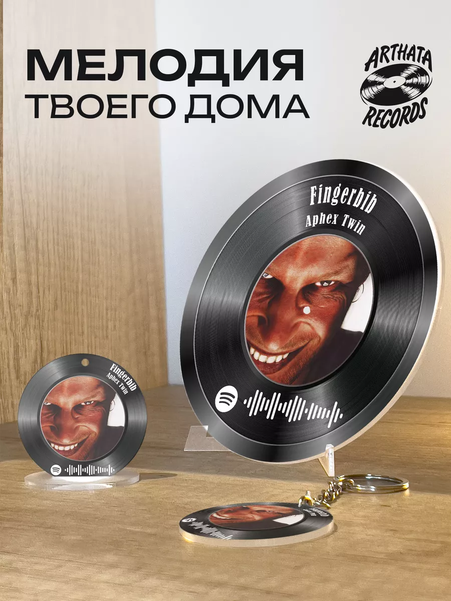 Спотифай постер Aphex Twin, брелоки Aphex Twin - Fingerbib Arthata-Records  198502370 купить за 510 ₽ в интернет-магазине Wildberries