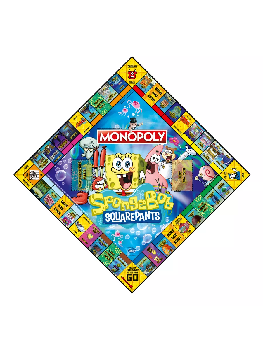 Монополия Spongebob Squarepants Губка Боб на английском язык MONOPOLY  198531288 купить за 5 063 ₽ в интернет-магазине Wildberries