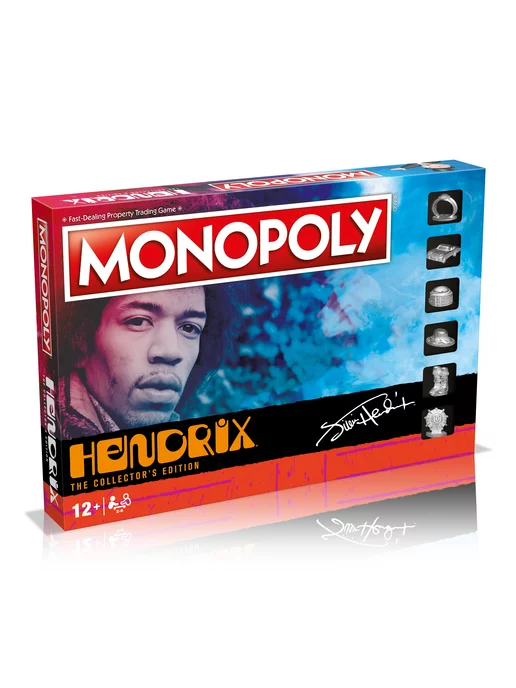 MONOPOLY Монополия Jimi Hendrix Джими Хэндрикс на английском языке