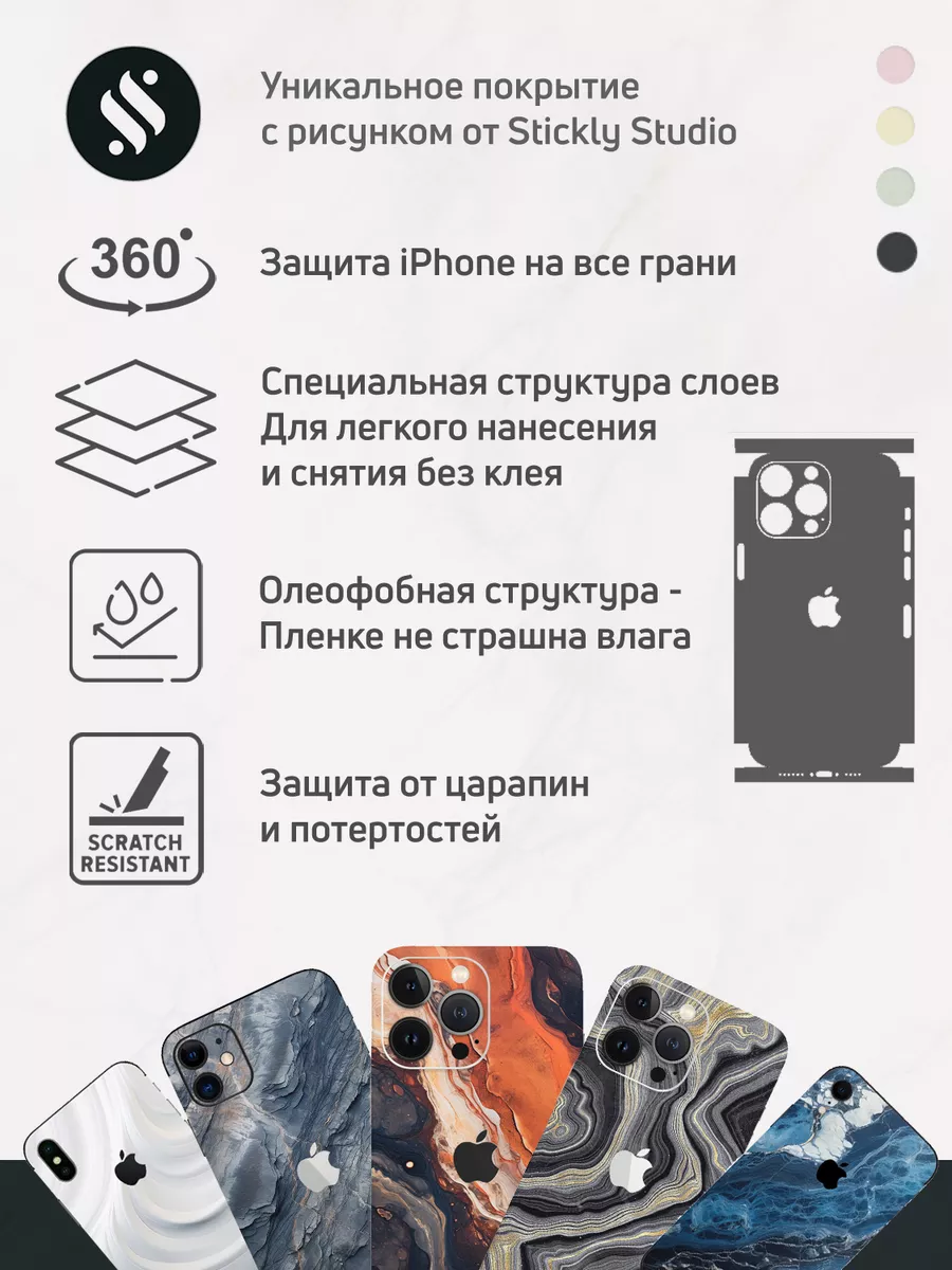 Защитная пленка на iPhone 14 Pro Max - бронепленка Stickly Studio 198598164  купить за 549 ₽ в интернет-магазине Wildberries