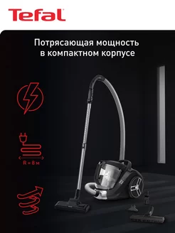 Пылесос с контейнером Compact Power XXL TW4855EA Tefal 198660969 купить за 8 154 ₽ в интернет-магазине Wildberries