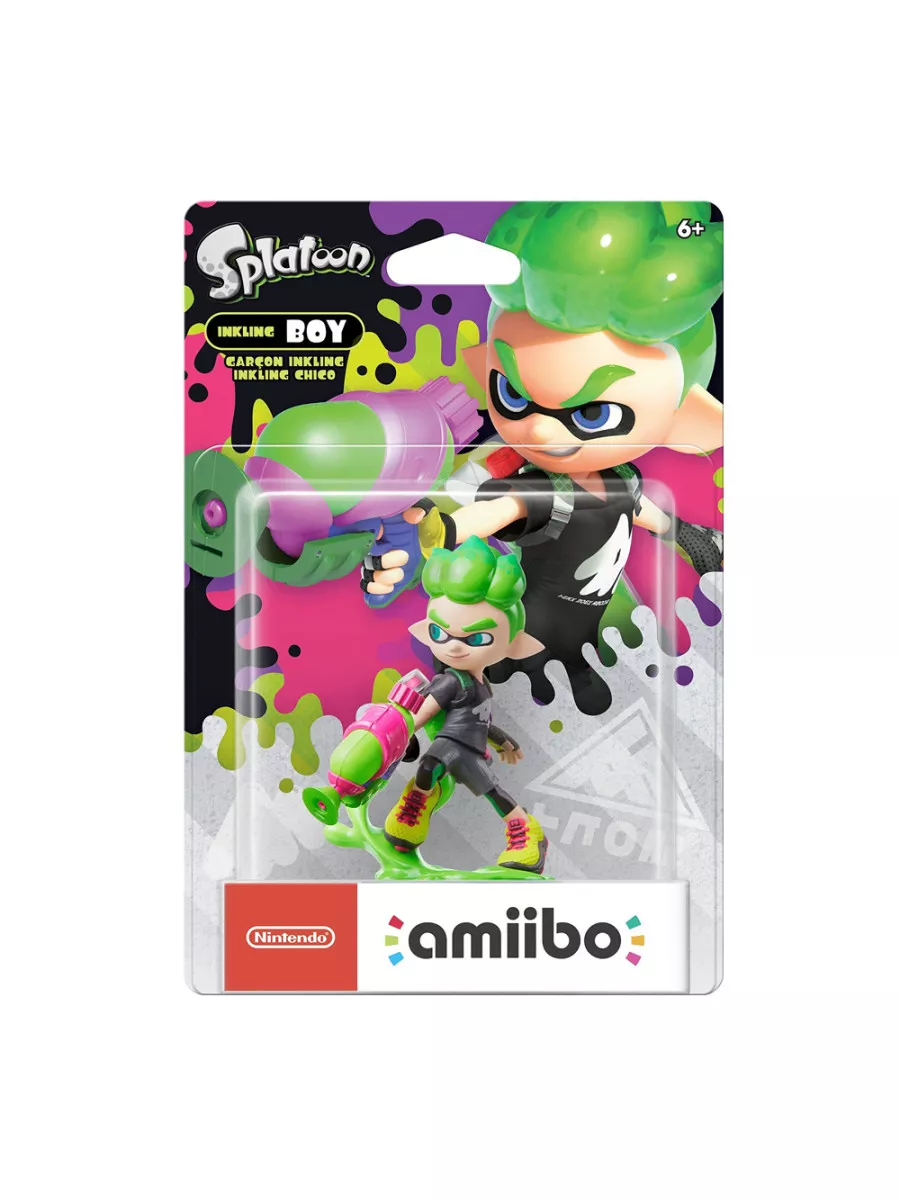 Фигурка Nintendo Amiibo Инклинг-мальчик Neon Green Splatoon2 Nintendo  198691757 купить за 3 716 ₽ в интернет-магазине Wildberries