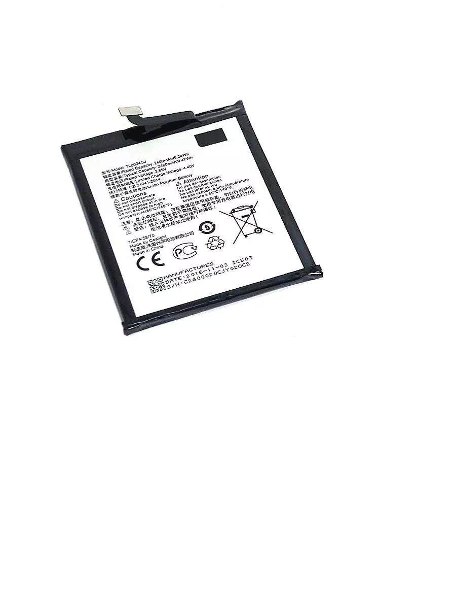 Аккумулятор TLP024C1 для Alcatel A3 OT-5046D 3.85V 2400mAh Mobparts  198706700 купить за 979 ₽ в интернет-магазине Wildberries