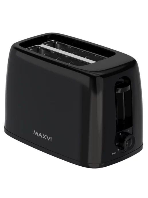 Maxvi Тостер для хлеба кухонный с поддоном для крошек, черный, фото 8