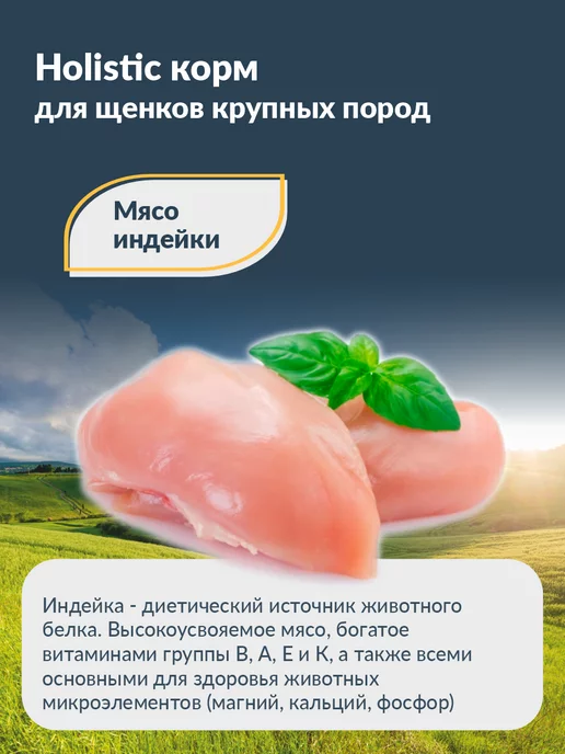 Сухой корм Ortipo для собак, крупные, щенки, 10 кг, фото 7