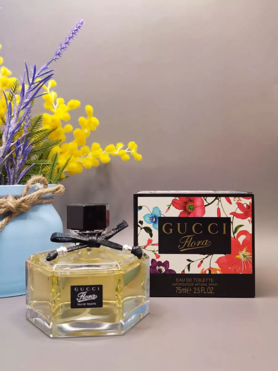 Туалетная вода Flora by Gucci Гуччи 75 мл Туалетная вода оригинал 198807553  купить за 1 228 ₽ в интернет-магазине Wildberries