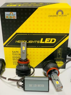 Светодиодные лампы K6C h11 LED 3000k CNSUNNYLIGHT 198814059 купить за 3 203 ₽ в интернет-магазине Wildberries