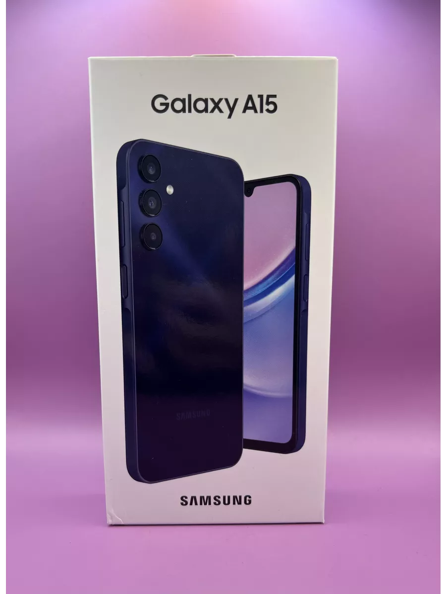 Смартфон Samsung Galaxy A15 8/256 Гб, темно-синий Samsung 198946656 купить  за 17 724 ₽ в интернет-магазине Wildberries