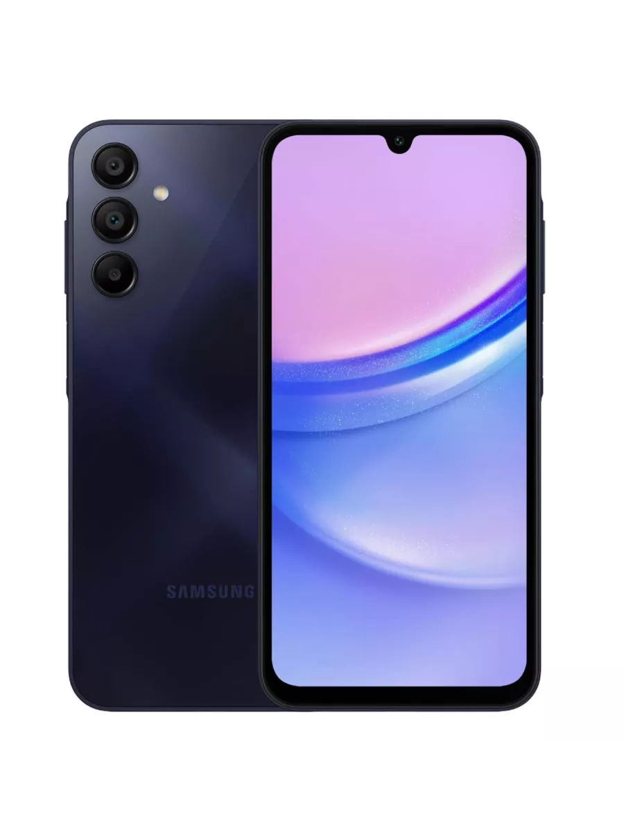 Смартфон Samsung Galaxy A15 8/256 Гб, темно-синий Samsung 198946656 купить  за 17 724 ₽ в интернет-магазине Wildberries