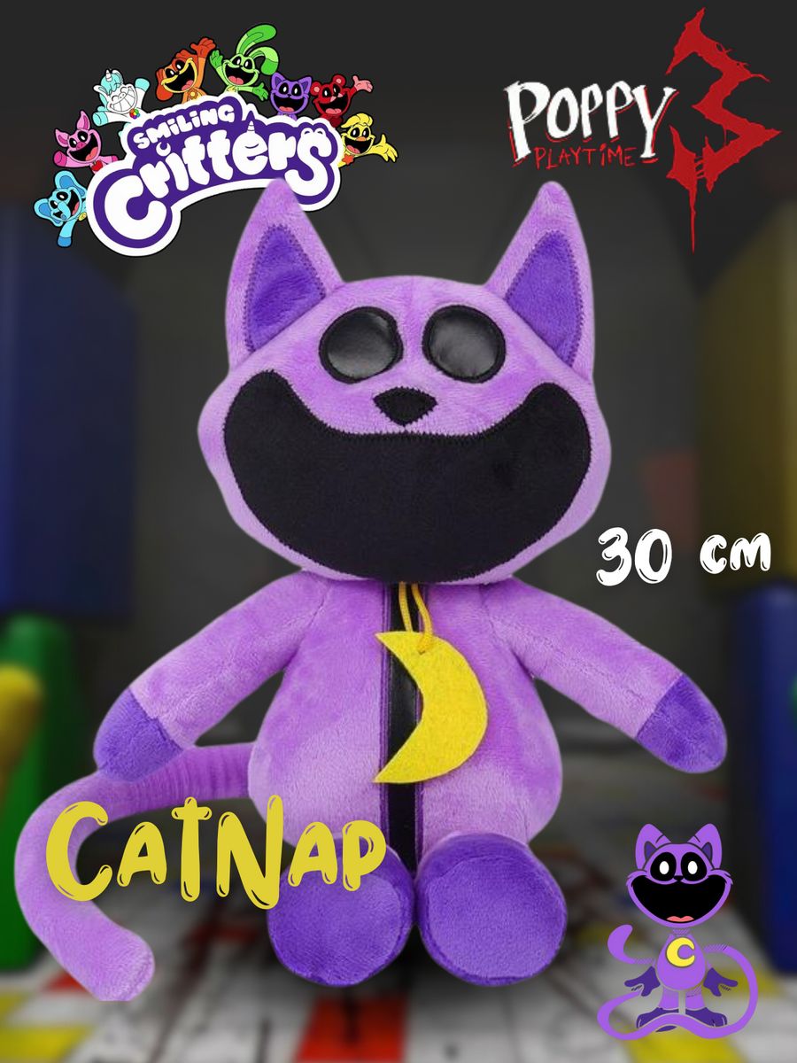 CatNap Кетнеп Poppy Playtime 3 “Глубокий сон” кот Дрема smiling critters  198947256 купить за 220 ₽ в интернет-магазине Wildberries