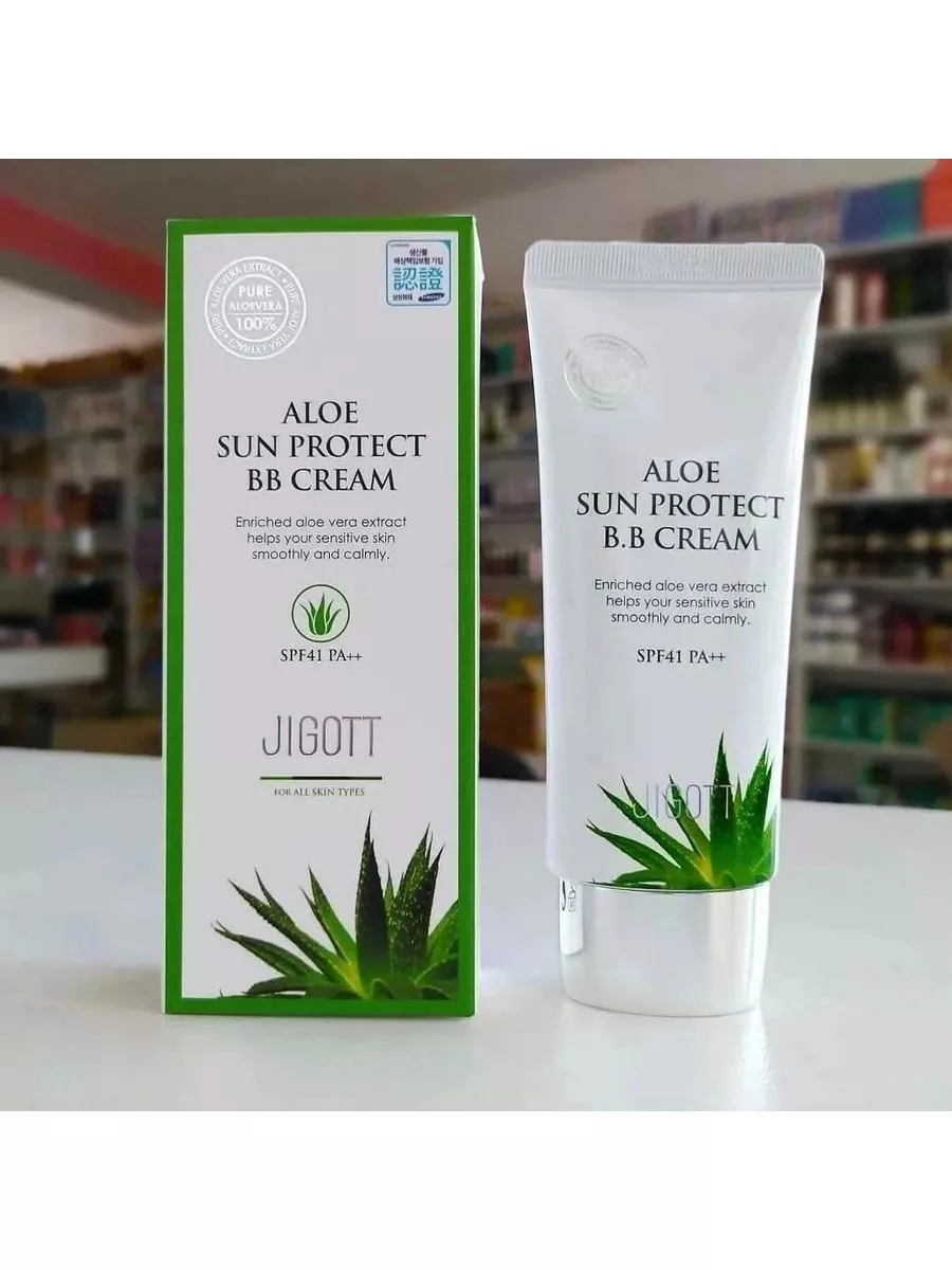 Jigott Aloe Sun Protect BB  50 , SPF 41     199016976   844   - WildBerries.ru