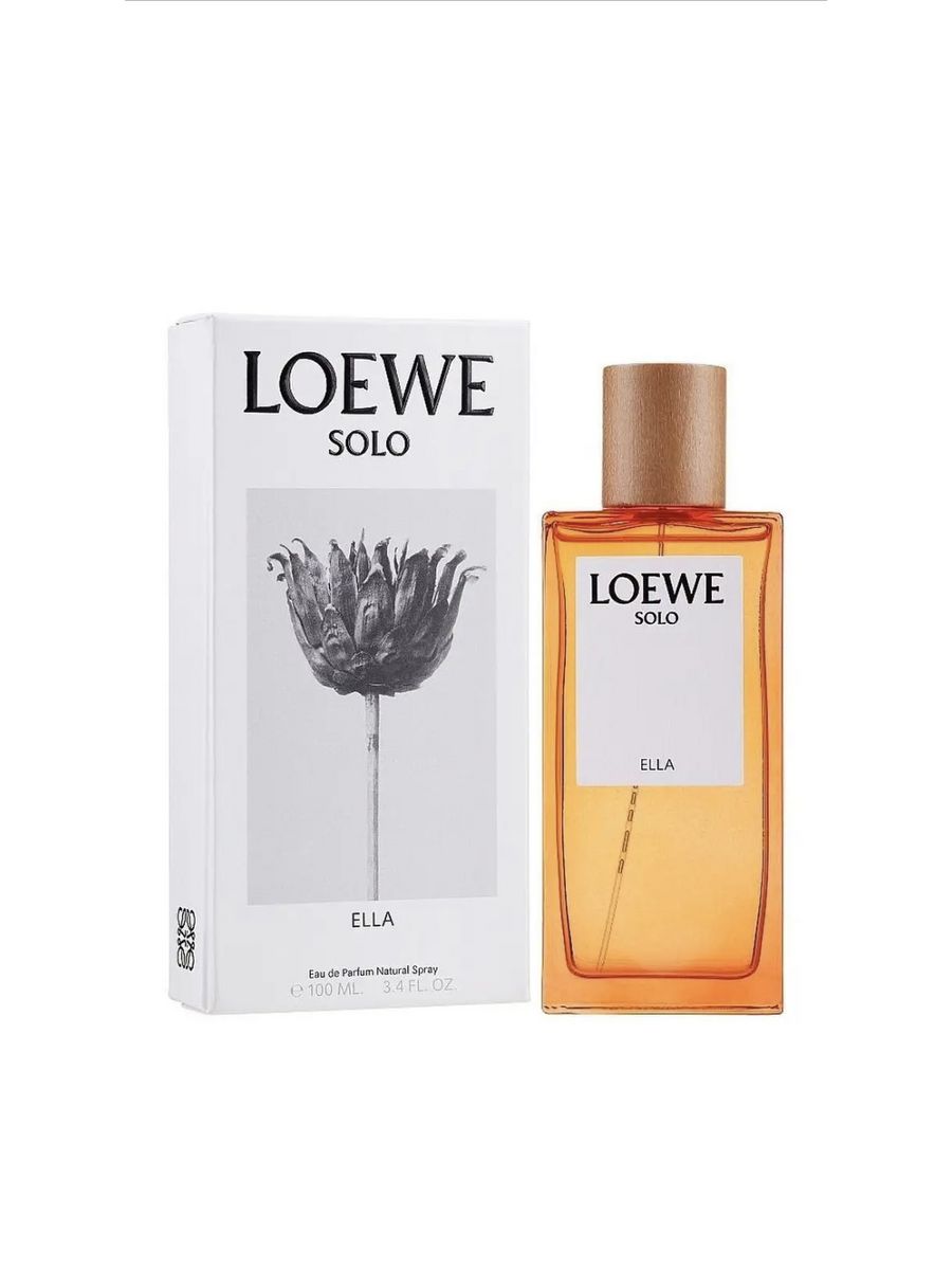 Solo ella. Лоеве Соло женские. Духи Loewe solo женские. Ella парфюмерная вода. Loewe solo Ella EDP 100ml Tester Стар диз.