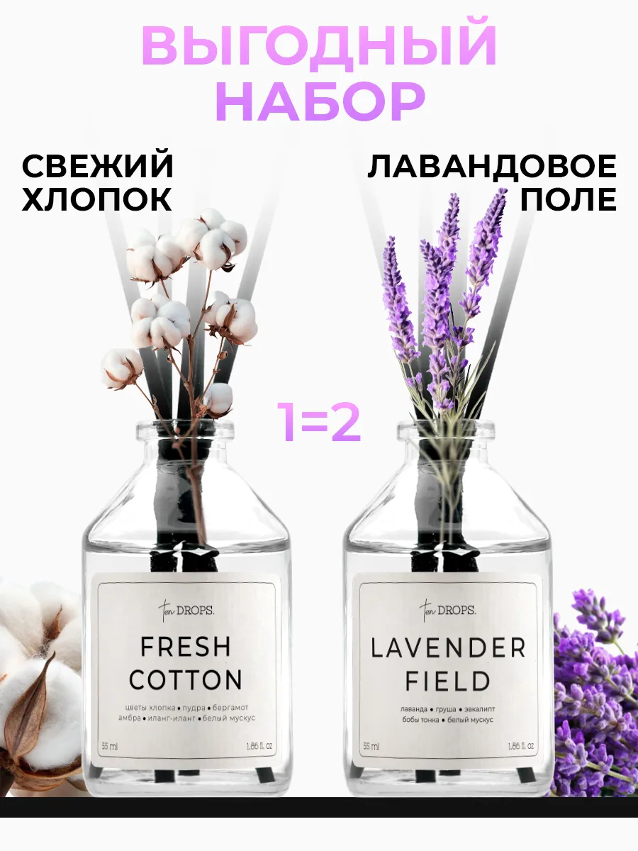 Диффузор для дома с палочками 2 шт