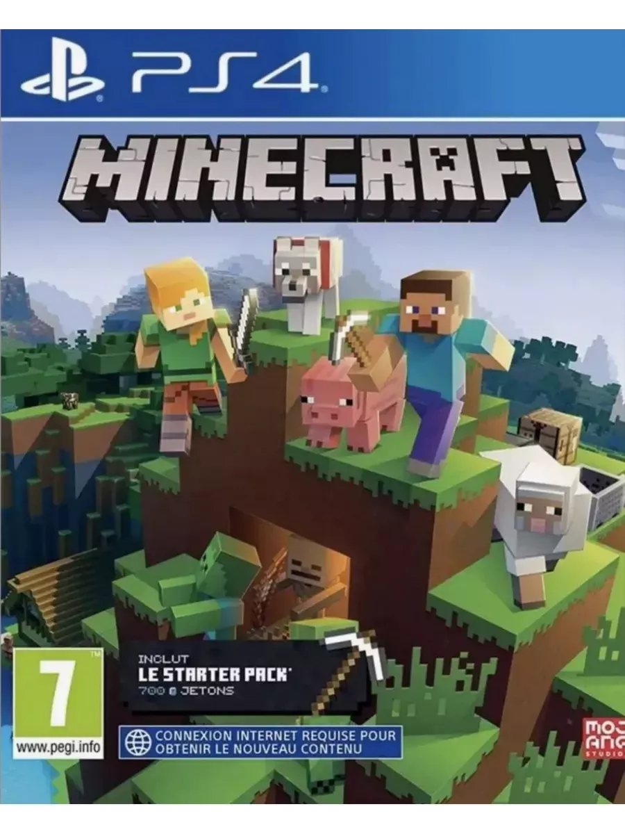 Игра Minecraft для Sony Playstation PS4 PS5 Майнкрафт 199111303 купить за 2  135 ₽ в интернет-магазине Wildberries