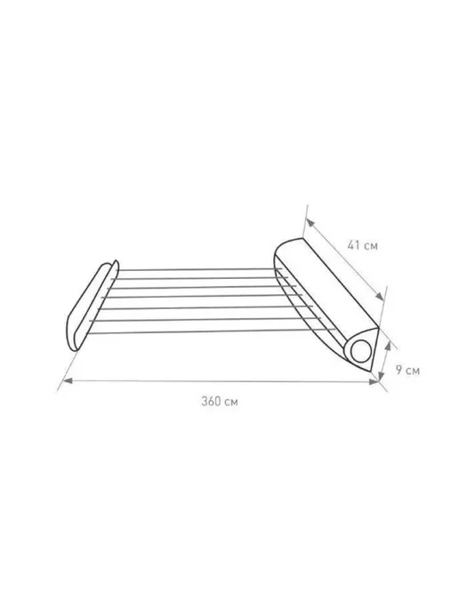 Gimi Cушилка для белья настенная Rotor, 6 веревок, белый, фото 2