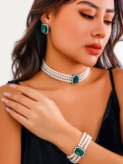 Бижутерия на Шею Крупное Колье из Жемчуга Fashion Jewelry 199227519 купить за 900 ₽ в интернет-магазине Wildberries