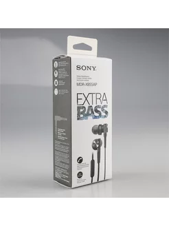 Наушники с микрофоном MDR-XB55AP (EXTRA BASS) оригинал Sony 199230220 купить за 1 203 ₽ в интернет-магазине Wildberries