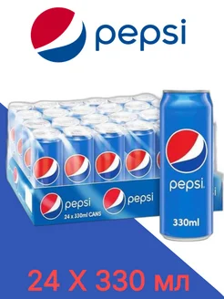 Напиток Pepsі-Cola газированный 0.33л, 24 шт Pepsi 199257483 купить за 1 218 ₽ в интернет-магазине Wildberries