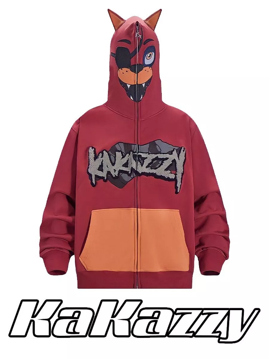 Фнаф худи молния Foxy какази kakazzy 199328649 купить за 3 553 ₽ в  интернет-магазине Wildberries