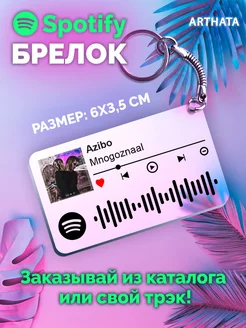 Брелок спотифай Mnogoznaal - azibo Arthata-spotify постер Спотифай постер 199342663 купить за 234 ₽ в интернет-магазине Wildberries