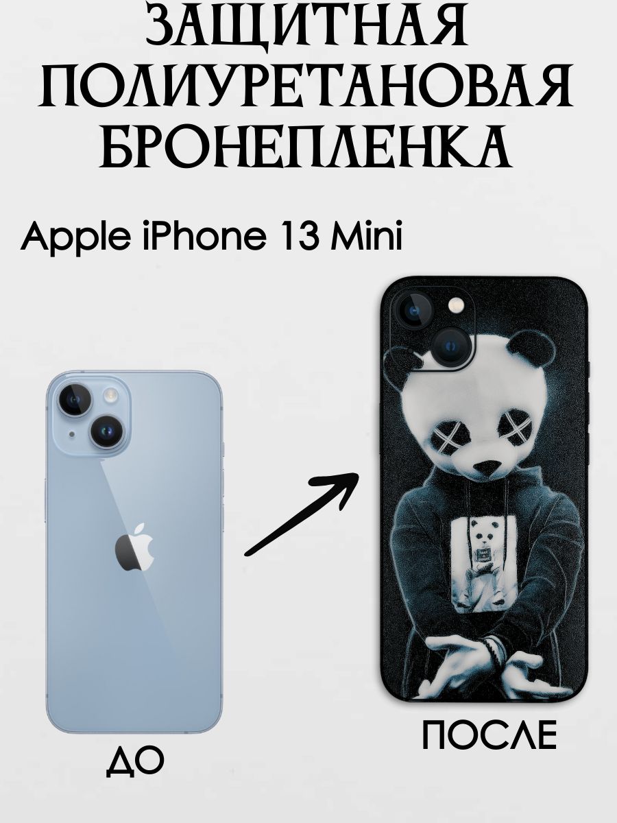 Цветная текстурная пленка на крышку iPhone 13 Mini POLIKDia 199349406  купить за 444 ₽ в интернет-магазине Wildberries