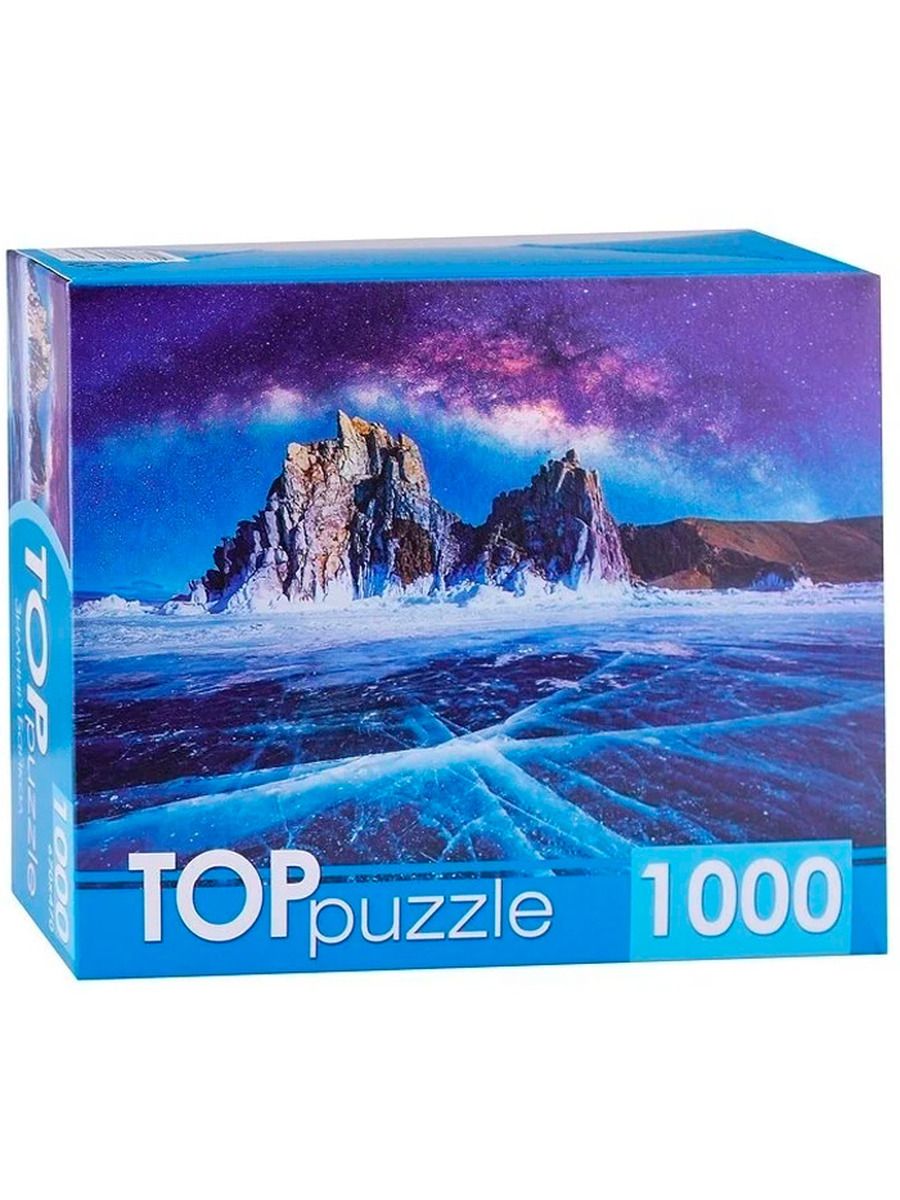 Зим 1000. Пазл Байкал. Пазлы TOPPUZZLE 1000эл Канада рассвет над озером Морейн 1/10.