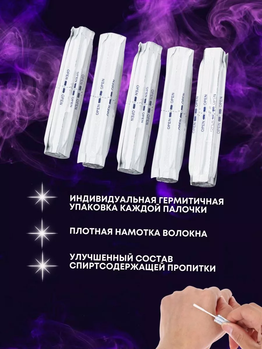 Спиртовые ватные палочки...