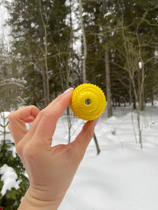 BobiDog Игрушка головоломка КОНГ из каучука с запахом для собак, желтый, фото 7