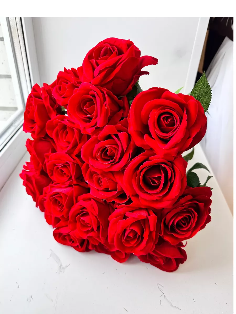 Декоративный мини-букет розы S купить онлайн в Молдове для оформления интерьера