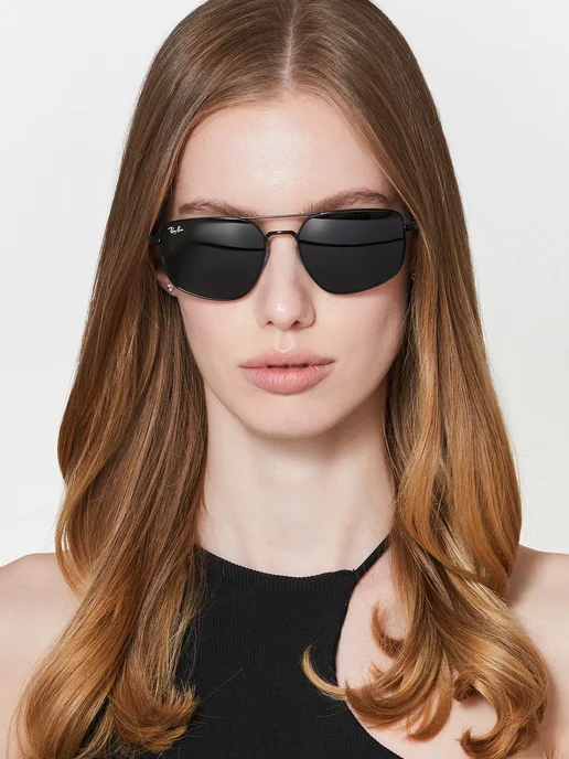 Ray-Ban Очки солнцезащитные RB3666-002 31, оригинал, черный, фото 2