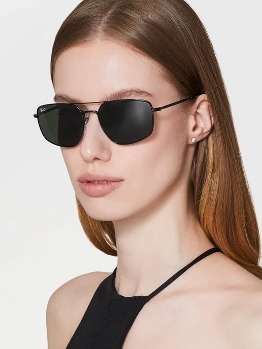Ray-Ban Очки солнцезащитные RB3666-002 31, оригинал, черный, фото 3