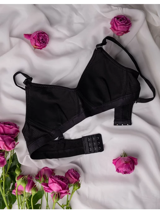 sports belt Бюстгальтер без косточек для подростка, черный, фото 8