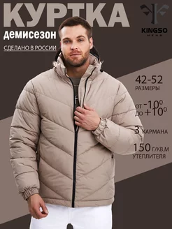 Куртка демисезонная с капюшоном KINGSO MENS 199620902 купить за 2 662 ₽ в интернет-магазине Wildberries