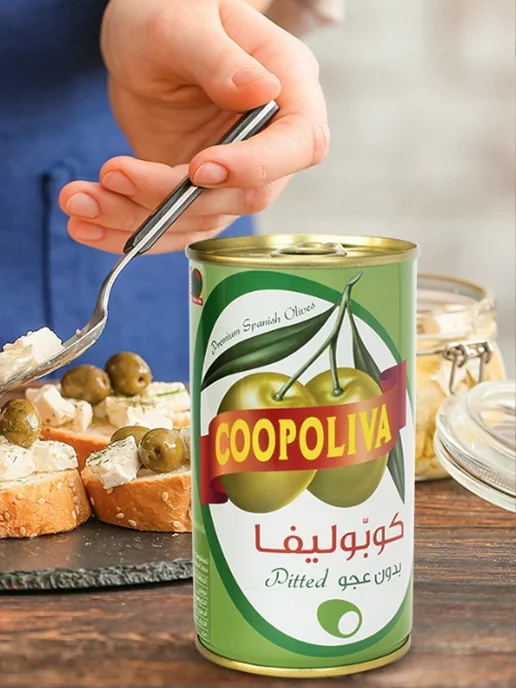 Coopoliva Оливки с косточкой Куполива, 370мл 350гр, 2шт, 370 мл, 350 г, фото 7
