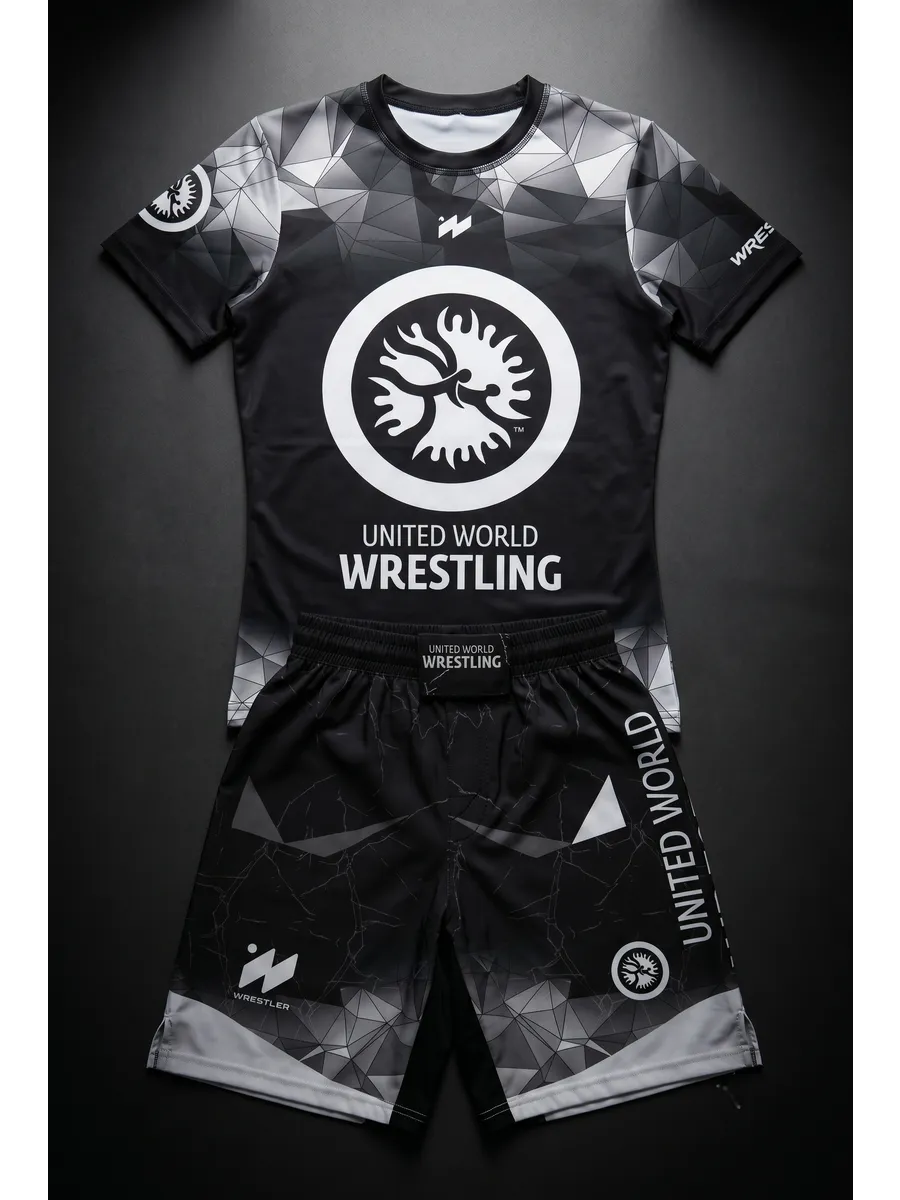 Рашгард мужской спортивный комплект WRESTLING