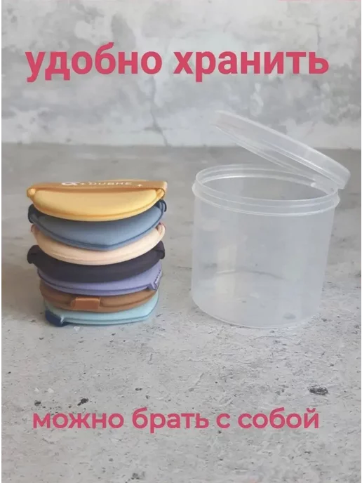 Спонж для макияжа плоский, голубой, фото 3