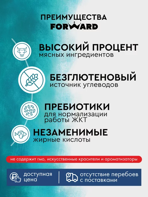 Сухой корм FORWARD ZOO для собак, мелкие, говядина, 5 кг, фото 2