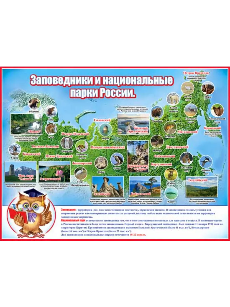Какие национальные парки есть в нашей стране