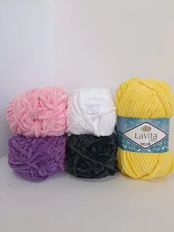 Плюшевая пряжа LaVita yarn VELUR Card_photobr 199881104 купить за 1 097 ₽ в интернет-магазине Wildberries