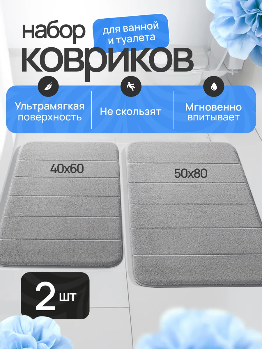 Коврики для ванной и...