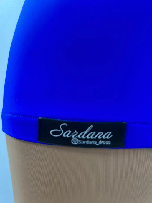 SARDANA DRESS Спортивный топ для бальных танцев однотонный черный, синий, фото 6