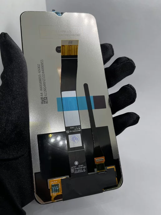 simlotok Дисплей Xiaomi Redmi 10C Poco C40 экран редми поко + клей, черный, фото 3