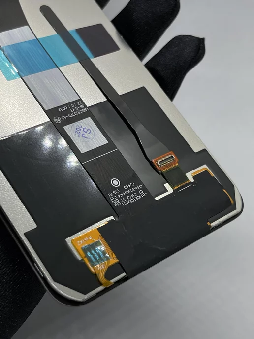 simlotok Дисплей Xiaomi Redmi 10C Poco C40 экран редми поко + клей, черный, фото 4