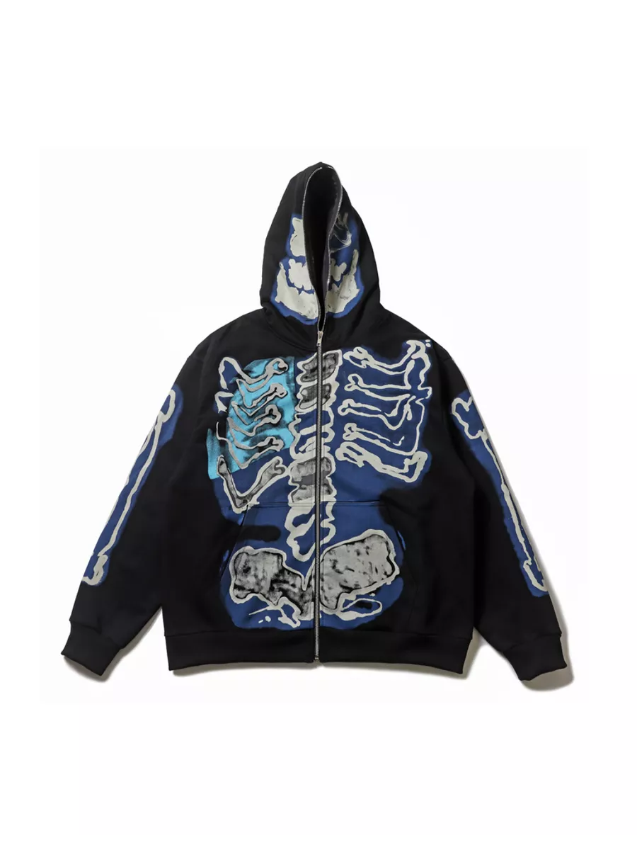 Travis Scott shops Cactus Jack Skeleton Graffiti Hoodie XL