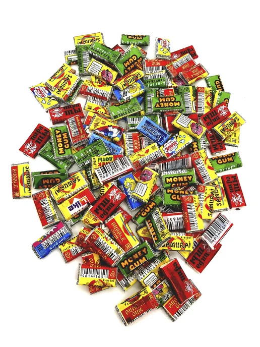 Turbo Жевательная резинка Bubble Gum ассорти картель 120 шт, 120 шт, фото 7